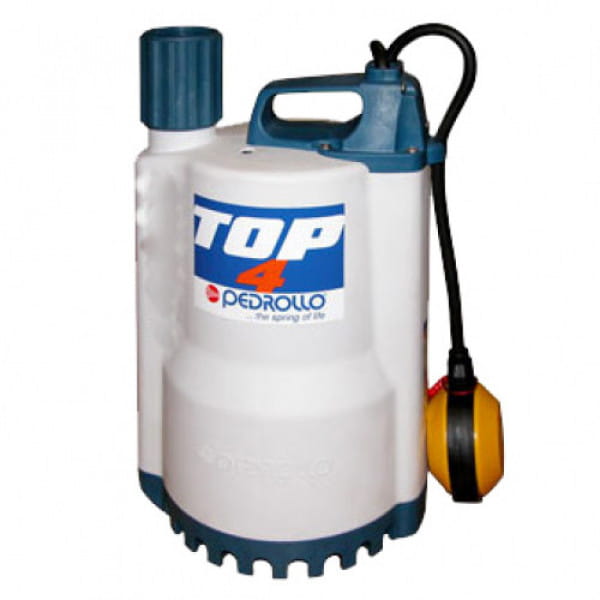 Дренажный насос TOP 4 N для чистой воды, Pedrollo
